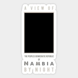 Nambia by night Sticker